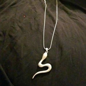 Snake design necklace pendant